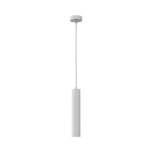 Ledron MJ-1182 White. Светильник подвесной потолочный. D56*320mm. Цвет-Белый. Тип патрона GU10, лампой не комплектуется.